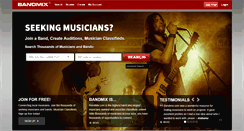 Desktop Screenshot of bandmix.com